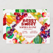 Berry Sweet Invitation (Devant / Derrière)