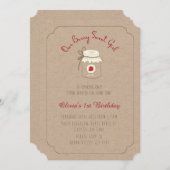 Berry Sweet Invitations de fête d'anniversaire (Devant / Derrière)