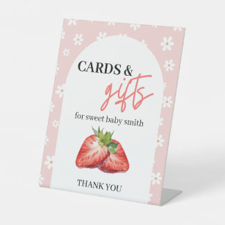 Berry Sweet Kaarten & Cadeaus Bord Reclamebord Met Voetstuk
