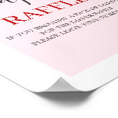 Berry Sweet Luier Raffle teken Poster (Hoek)