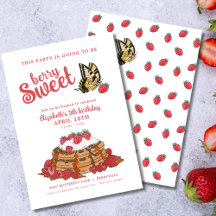 Berry Sweet Meisje's Verjaardag Brunch