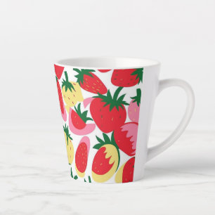 Berry Sweet Mok – Retro Aardbei Cutie