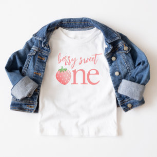 Berry Sweet One Aardbei Eerste Verjaardag Shirt