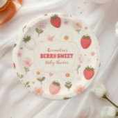 Berry Sweet Pink Coquette Baby Papieren Bordje