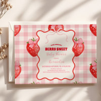 Berry Sweet Roze Coquette Baby shower