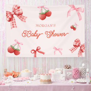 Berry Sweet Roze Coquette Baby shower Spandoek