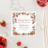 Berry Sweet Strawberry Baby shower Servet (Insitu)