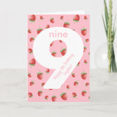Berry Sweet Strawberry Bonne carte d'anniversaire (Devant)