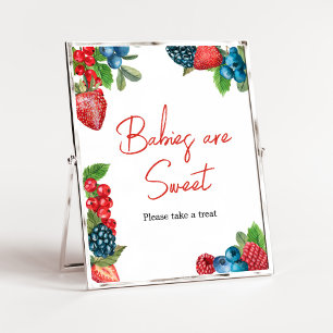 Berry Sweet Summer Baby shower Baby's zijn zoet Poster