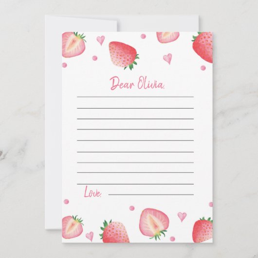 Berry Sweet Time Capsule Note Kaart (Voorkant)