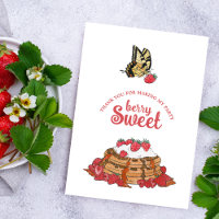 Berry Sweet Waffles Merci d'anniversaire
