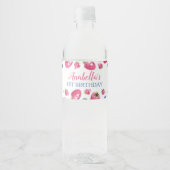 Berry Sweet Water Bottle Étiquette fraise Annivers (Devant)