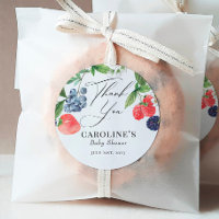Berry Sweet Waterverf Berry Baby shower Favor