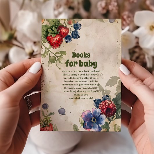 Berry Sweet Wild Berries Boeken voor Baby Informatiekaartje