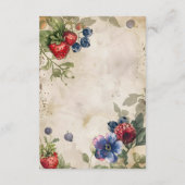 Berry Sweet Wild Berries Diapper Raffle Informatiekaartje (Achterkant)