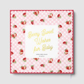 Berry Sweet Wishes for Baby-Baby Shower Gastenboek (Achterkant)