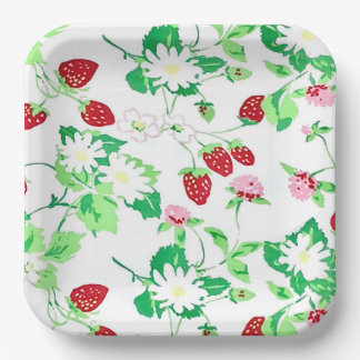 Berry Verjaardag Borden Papieren Bordje