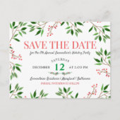 Berry verlaat kerstfeest om de datum te redden aankondigingskaart (Voorkant)