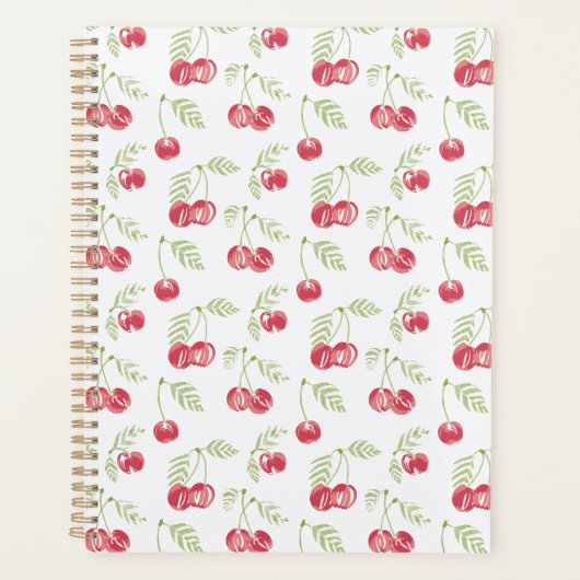 Berry Whimsy Red Green Planner (Voorkant)