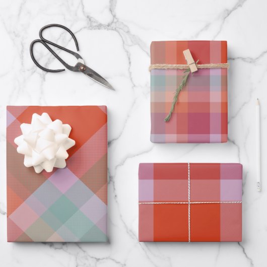 Berry Wrapping Paper Flat Sheet Set of 3 (Voorkant)