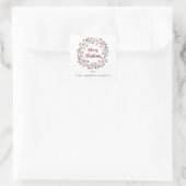 Berry wreatalized gift labels (Tas)