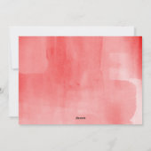 Berry Wreath Merry Waterverf Feestdagenkaart (Achterkant)