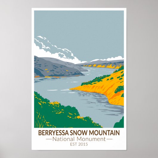 Berryessa Snow Mountain Nationaal Monument Poster (Voorkant)