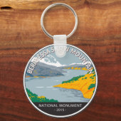 Berryessa Snow Mountain  Nationaal Monument Sleutelhanger (Voorkant)