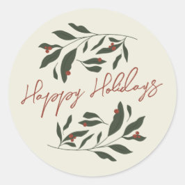 Berryful Botanical Kerst sticker