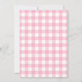 Berry's 1e verjaardag aardbeien uitnodiging (Achterkant)