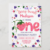 BerrySweet PREMIER anniversaire Invitation (Devant)