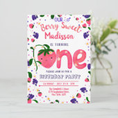 BerrySweet PREMIER anniversaire Invitation (Debout devant)
