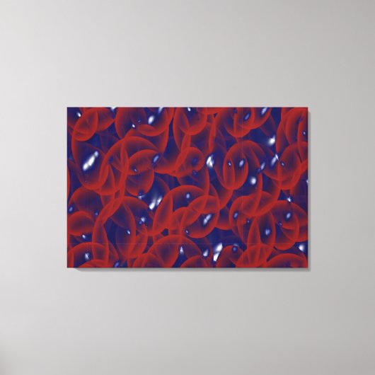 Berrythrocyte Jells Stretched Canvas Afdruk (Voorkant)
