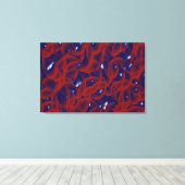 Berrythrocyte Jells Stretched Canvas Afdruk (Insitu (Houten vloer))