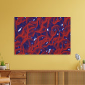 Berrythrocyte Jells Stretched Canvas Afdruk (Insitu (Woonkamer))