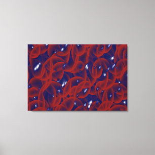 Berrythrocyte Jells Stretched Canvas Afdruk