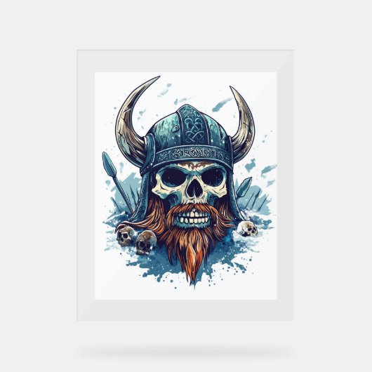 Berserker crâne viking (Recto)