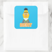 Bert Classic Style Vierkante Sticker (Tas)
