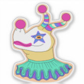 Bert de Clown Dragon Sticker (Voorkant)