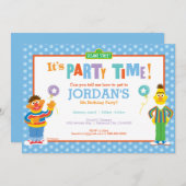 Bert en Ernie Birthday Kaart (Voorkant / Achterkant)