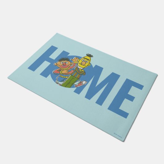 Bert en Ernie Classic Style Deurmat (Schuin)
