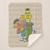Bert en Ernie Classic Style Sherpa Deken (Voorkant)
