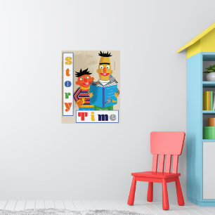 Bert en Ernie Classroom Reading Poster
