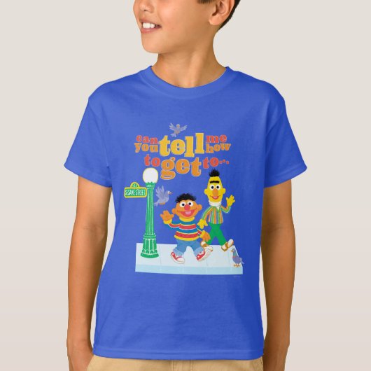 Bert en Ernie Directions T-shirt (Voorkant)