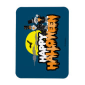 Bert en Ernie | Fijne Halloween Magneet (Verticaal)