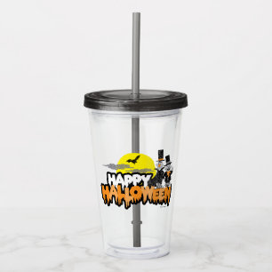 Bert en Ernie   Happy Halloween Acryl Drinkbeker