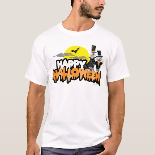 Bert en Ernie | Happy Halloween T-shirt (Voorkant)