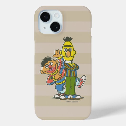 Bert en Ernie Klassieke Stijl Case-Mate iPhone Case (Achterkant)
