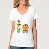 Bert en Ernie Pixel Art T-shirt (Voorkant)