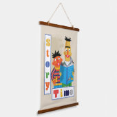 Bert en Ernie Story Time Hangend Wandkleed (Gebogen)